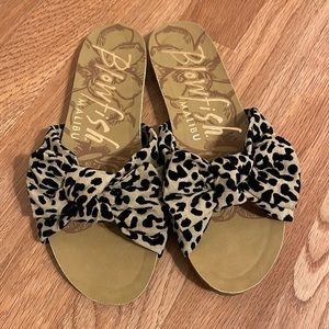Leopard sandals